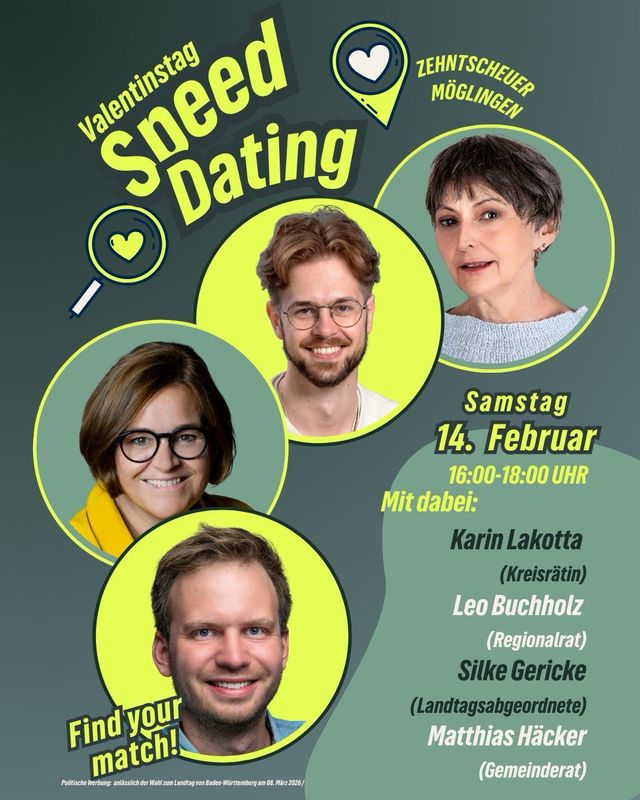 14.02. Politisches Speed Dating