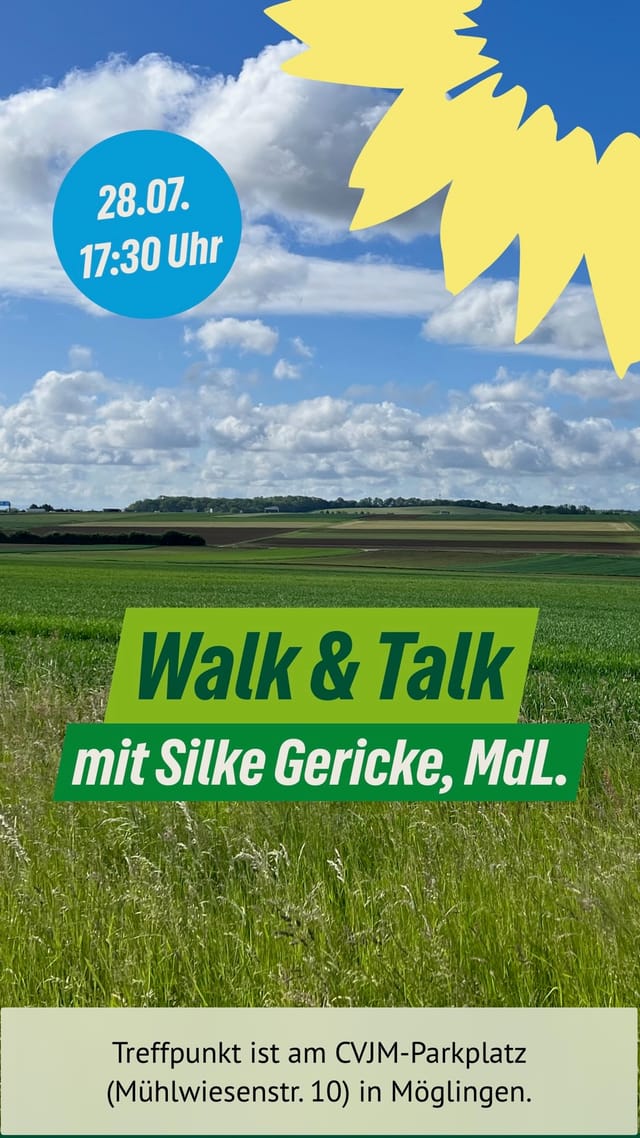 Walk & Talk mit Silke Gericke, MdL