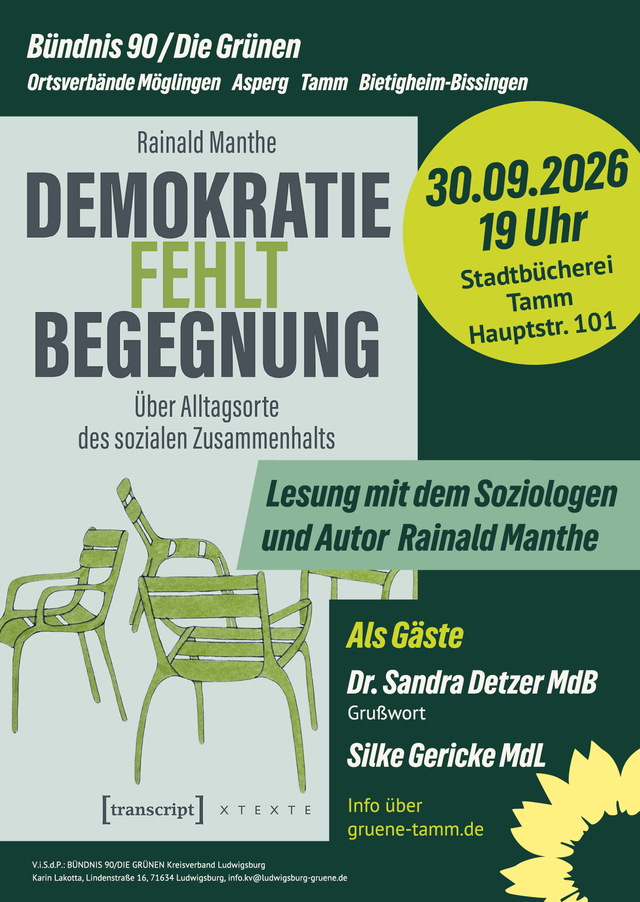 Demokratie fehlt Begegnung: Soziologe und Autor Rainald Manke im Gespräch