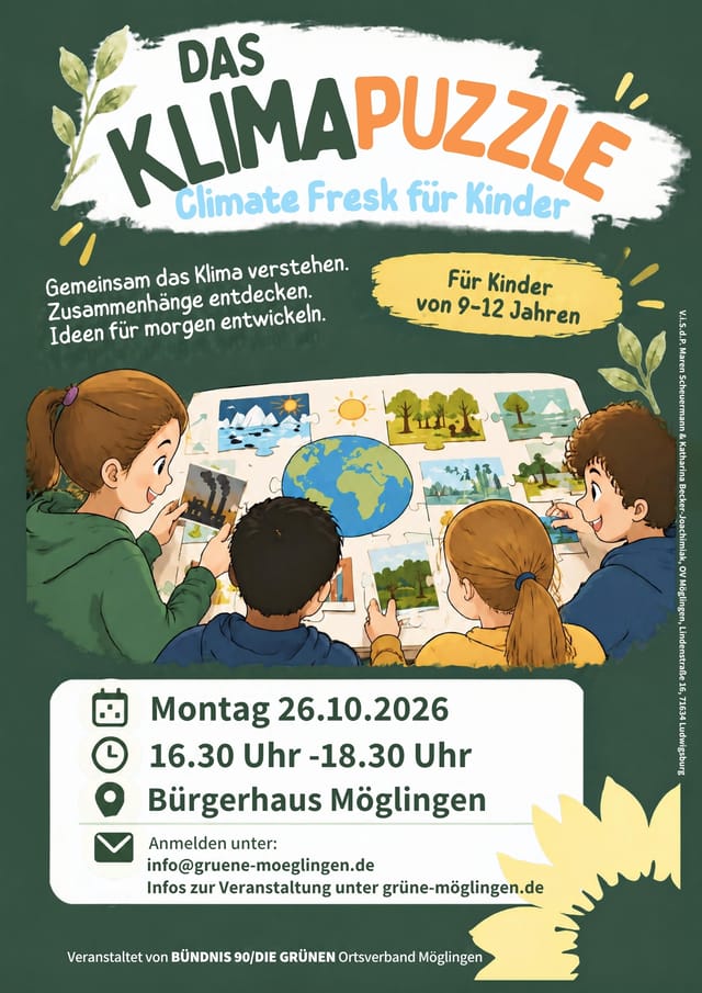 Das Klima-Puzzle – entdecken, malen, basteln und mitmachen!